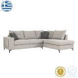 Cumpara ieftin Coltar stanga Montana gri deschis cu perne gri 275x215x93 cm