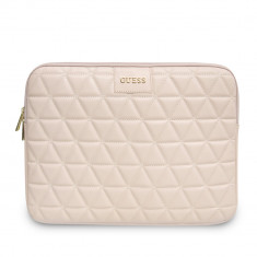 Husa Pouch Guess Quilted Collection pentru Apple MacBook 13&amp;quot;133&amp;quot; Rose Gold foto