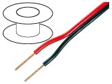 Cablu Difuzor 2x1mm2 OFC Negru-Roșu Neecranat