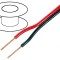 Cablu Difuzor 2x2mm&sup2; OFC Negru-Roșu