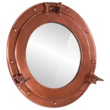VidaXL Oglindă hublou de perete &Oslash;38cm&nbsp;aluminiu și sticlă