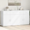 VidaXL Dulapuri, alb, 2 buc., 79x38x80 cm, lemn prelucrat 3276616