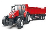 Tractor cu Remorca 50cm, Lumini si Sunete realistice, Jucarie Interactiva pentru Micii Fermieri, 3ani+