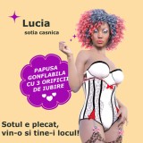 Papusi femeie - Crushious Lucia Sotia Casnica Papusa Gonflabila