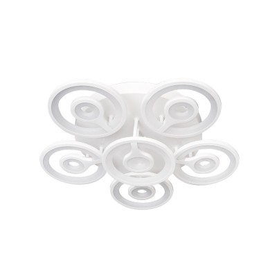 Lustra cu led ornamentala alb rece 1752W, alb cald 19W, mix 70W, in gol 1.2W (pretul contine taxa timbru verde 1Leu) foto