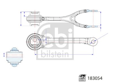 FEBI BILSTEIN 183054 Brat, suspensie roata foto