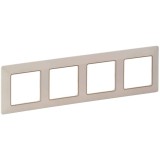 Rama ornament 4 posturi Legrand Valena Life ivoar auriu 754064