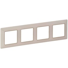 Rama ornament 4 posturi Legrand Valena Life ivoar auriu 754064