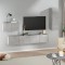 vidaXL Set dulap TV, 4 piese, gri beton, lemn prelucrat 3114337