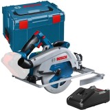 Bosch GKS 18V-68 GC BITURBO + GAL 18V-40 - Fierastrau circular fara acumulatori Li-Ion 18 V - Ah 190x30 mm valiza speciala + Incarcator acumulatori