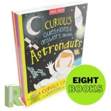 Set Carti A Curious Library of Questions and Answers, 8 volume, Copii 5-8 ani, Astronauti, Luna, Plante, Animale Preistorice