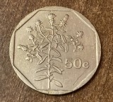 C50 - Moneda foarte veche - Malta - 50 centi - 1998