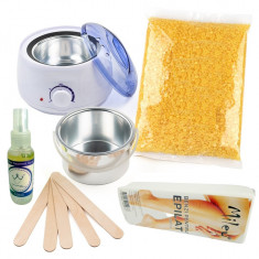 Kit Epilare Decantor Incalzitor Ceara Prowax,500g Ceara,Benzi Epilat, Spatule foto