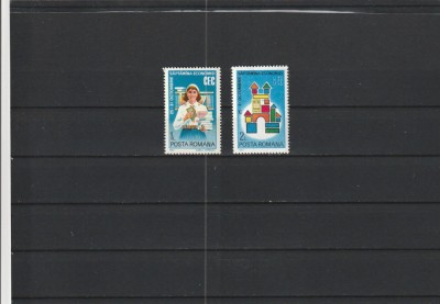 ROMANIA 1982 LP 1064 SAPTAMANA ECONOMIEI CEC SERIE MNH NESTAMPILATA foto