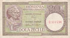 ROMANIA 20 LEI ND (1947,1948,1950) F LUCA, RUBICEC RPR 36 foto