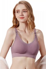 Sutien Alăptat fără Cusături și fără &Icirc;ntărituri - Violet - Violet, M-L
