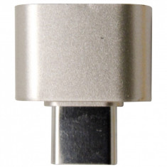 Adaptor USB (mama) la Type-C (tata) auriu foto