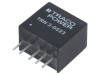 Convertor DC/DC TRACO POWER 3W, Iesire Dubla 15V/-15V, Serie TRN 3, SIP, 1.6kV, -40-85C