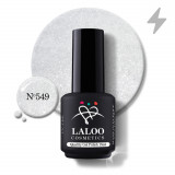 549 Charming Flash White | Laloo gel polish 15ml, Laloo Cosmetics