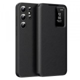 Husa pentru Samsung Galaxy S23 Ultra S918, Techsuit, SmartView, Neagra