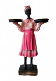 Cumpara ieftin Statueta decorativa, Africa, Roz, 30 cm, DVCM16R