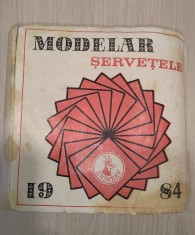 COLECTIE SERVETELE RSR - MODELAR SERVETELE 1984, F MULTE