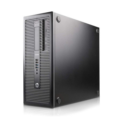 Unitate calculator Tower Second Hand HP Prodesk 600 G1 Tower, Procesor I3 4360, Memorie RAM 8 GB Nou, SSD 128 GB Nou, DVD-Rom foto