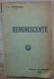 Reminiscente - I.L. Caragiale// 1915, prima editie