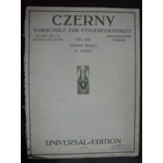 PARTITURA Carl Czerny-Vorschule zur fingerfertigkeit piano solo