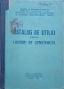 Catalog Utilaj Constructii, Colectiv, 1961, Romana, Cartonata, Stare Acceptabila