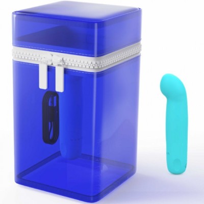 B Swish Bcute Curve Ediție Limitată Clasică Infinită Albastră Vibrator Re&amp;icirc;ncărcabil din Silicon foto