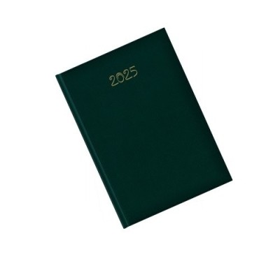AGENDA DATATA SAPTAMANALA RO B5, 128 PAGINI, COPERTA BURETATA, CULOARE VERDE, foto