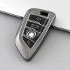 Husa Cheie Smartkey BMW 3/4 Butoane, Seria G, Tpu, Gri Inchis AutoProtect KeyCars, Oem