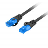 Cumpara ieftin Cablu ecranat S FTP, Lanberg 42731, cat.6A, lungime 20 m, AWG 26, 500 MHz, LSZH, de legatura retea, ethernet, mufat 2xRJ45, negru