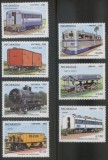Nicaragua 1983 - Vagoane de cai ferate, trenuri, serie neuzata