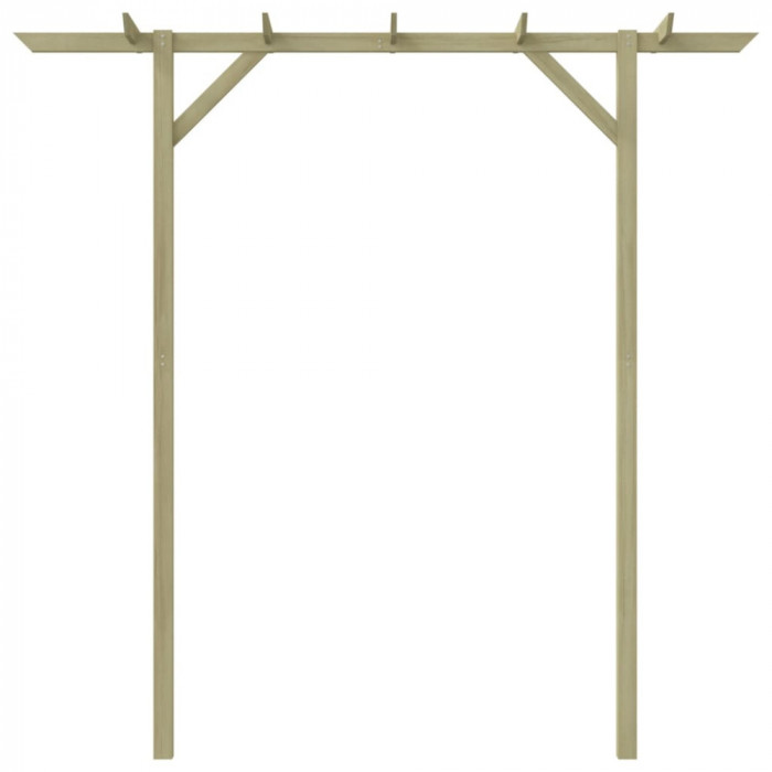 Pergola de gradina, 200 x 40 x 205 cm, lemn