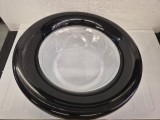 Hublou cu rama neagra masina de spalat Whirlpool Fresh Care / B1