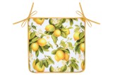 Pernă De Scaun Acidule 38X38 Cm, Culoare Galben, 100% Poliester