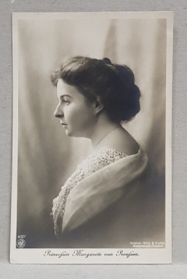 PRINTESA MARGARETE VON PREUSEN , CARTE POSTALA ILSUTRATA , MONOCROMA, NECIRCULATA , PERIOADA PRIMULUI RAZBOI MONDIAL foto