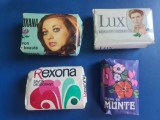 Sapun Lux Roxana Flori de Munte Rexona colectie sapunuri vintage ROMANESTI EPOCA DE AUR