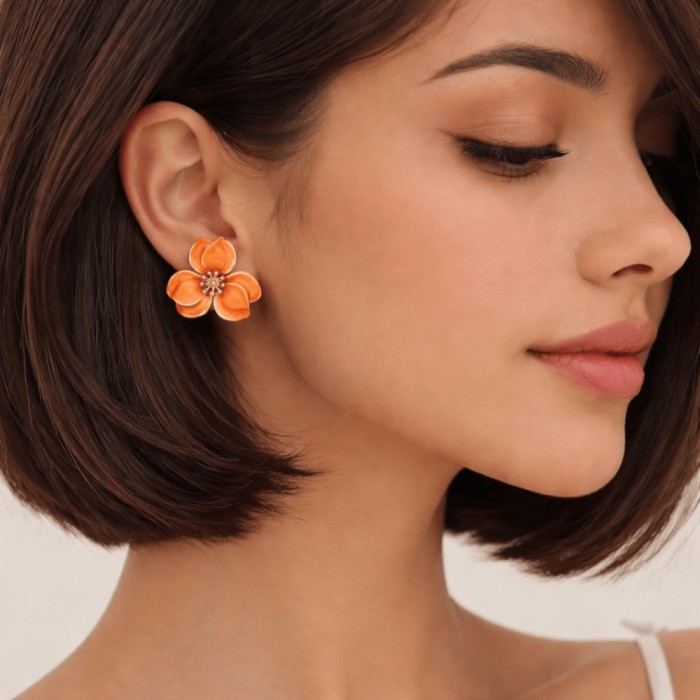 Cercei Floare de Orange