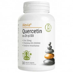 Quercetina cu Zn si Vitamina D3 30 capsule vegetale Alevia