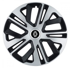 Set 4 Capace Roti Autohelix MSA&reg; potrivite jantelor de 14 inch, pentru Renault, model Raven Mix