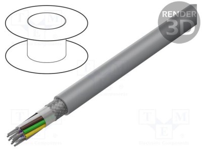 Cablu LiYCY UL 4x18AWG PVC gri 300V HELUKABEL foto