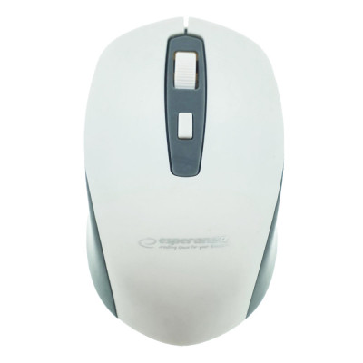 Mouse optic fara fir, 4D, Bluetooth v.5.0, Esperanza Sargas 94668, 105 x 60 x 35 mm, 1600 DPI, alb cu gri foto