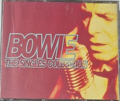 David Bowie &lrm;&ndash; The Singles Collection _ dublu cd muzica rock glam _ EMI, Olanda, 1993