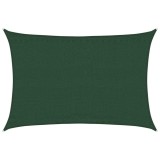 Cumpara ieftin Panza parasolar, verde inchis, 3,5x4,5 m, HDPE, 160 g/m&sup2;