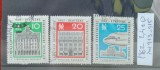 TS21 - Timbre serie DDR - 1962 Mi913-915 Aviatie, Stampilat