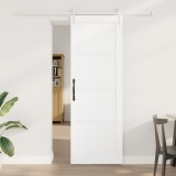 Ușa glisantă vidaXL cu set de accesorii alb 73.5x211 cm din lemn masiv de pin, Ușa interioară vidaXL &#039;ORKDAL&#039;alb 73.5x211x4 cm din lemn masiv de pin