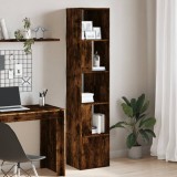 VidaXL Bibliotecă, stejar fumuriu, 40x36x189 cm, lemn prelucrat 848245